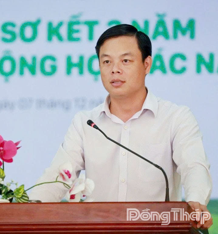 Đồng chí Huỳnh Tất Đạt, Phó Giám đốc Sở Nông nghiệp và Môi trường.