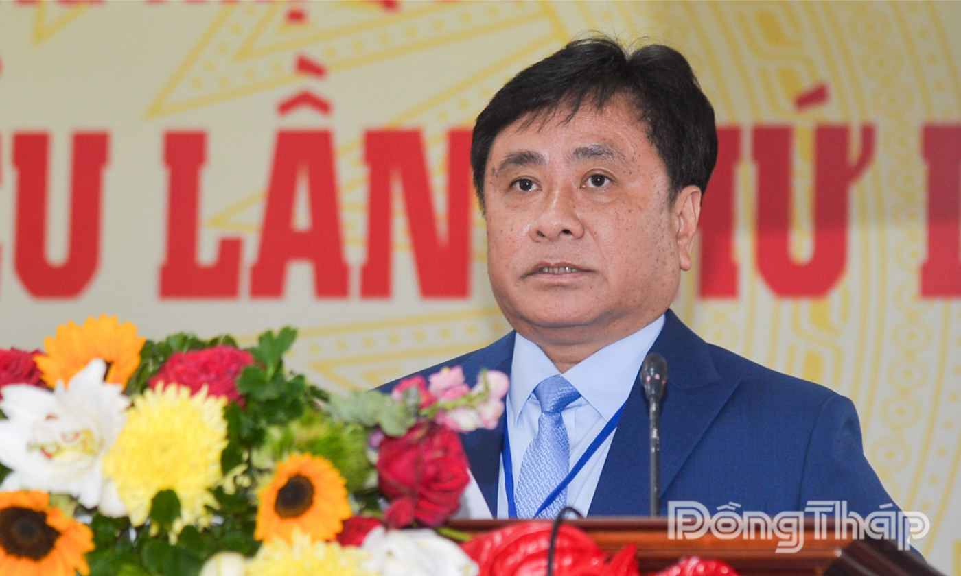 Đồng chí Trần Văn Dũng phát biểu chỉ đạo Đại hội.