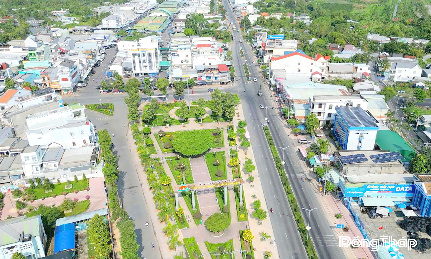 Một góc xã Hòa Long.