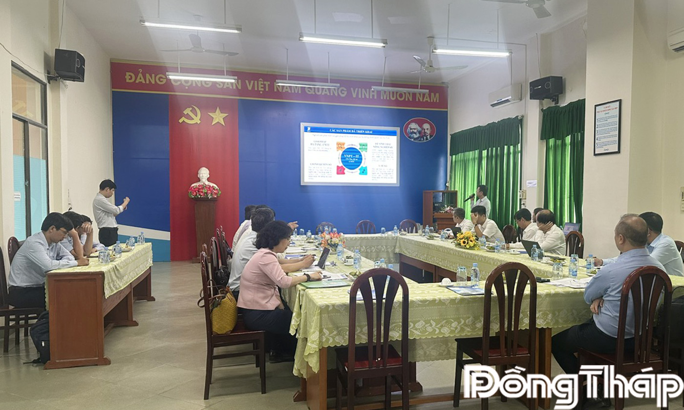 VNPT Đồng Tháp báo báo về kết quả thực hiện chuyển đổi số